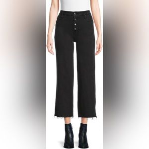 Time and Tru High Rise Culotte Black Jeans | NBW